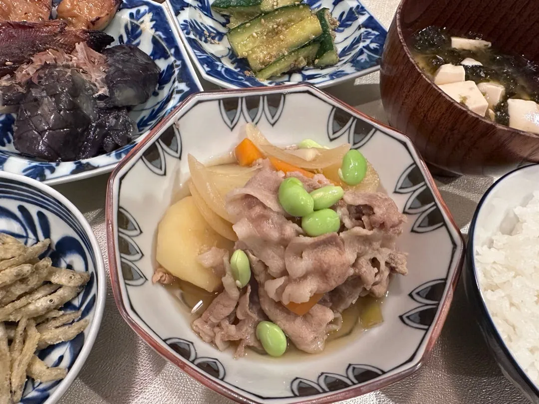 秋は秋茄子と肉じゃがと