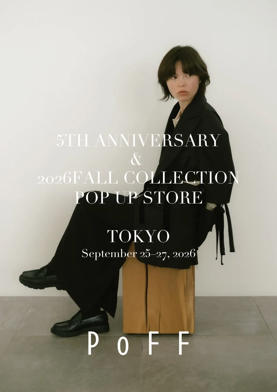 PoFF 東京期間限定ストアのお知らせ