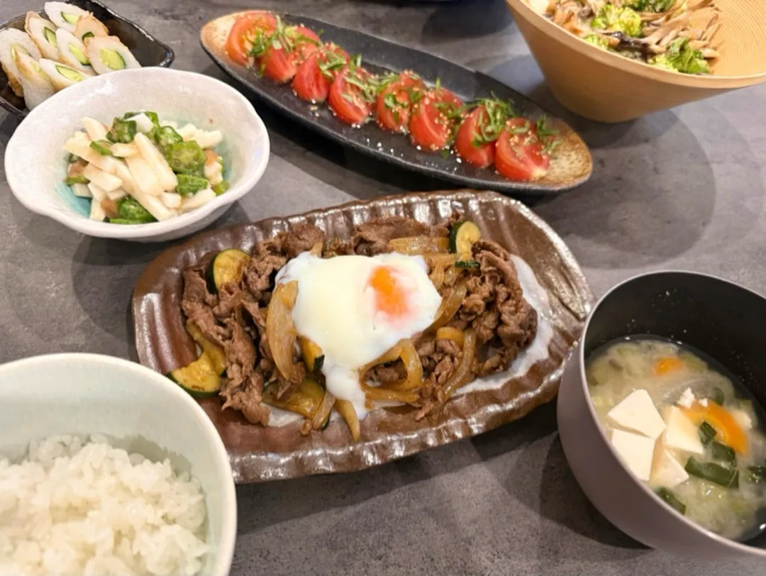 牛肉のスタミナ炒め！