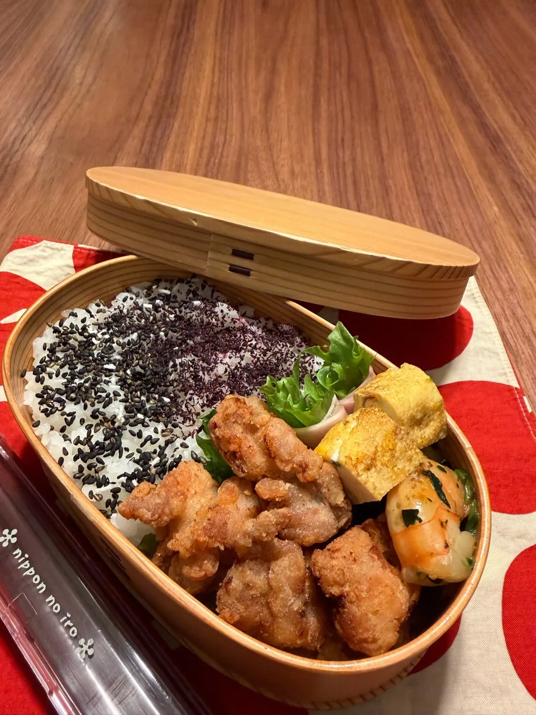 今日からお弁当。